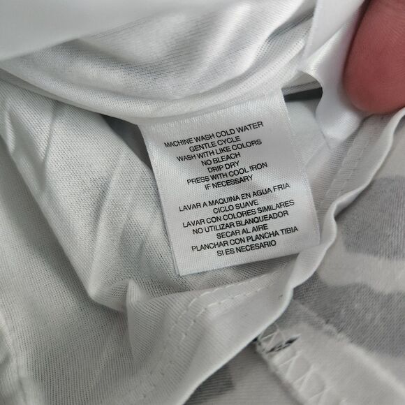 Nine West White Dress w/ Pink & Black Floral Fit and Flare w/ Boning Size 6 Zip - Picture 16 of 16